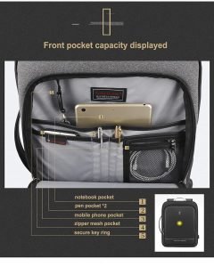 Backpack,17 inch Laptop Bag 41 L Expandable and 3 in 1 Convertible Laptop Backpack Tech Bag with usb Charging Port Water-resistant Multiple Compartments Large Capacity Bag for Travel - Image 7