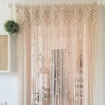 Cotton Rope Curtain (7 x 4 Feet) Off-White | Handmade Home Decor Fringes for Door, Bedroom, Kitchen, Living Room, Wedding, Parties
