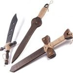 Engaging Wooden Swords for Kids -3 Pack Eco-Friendly Handmade Wooden Toy Swords for Kids Aged 5 and Up -Durable, Safe, Chemical Free Outdoor Play Equipment for Kids