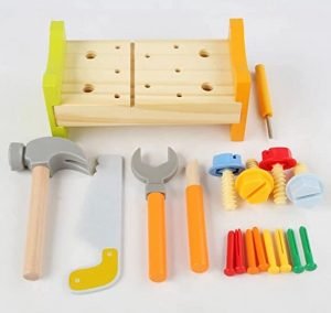 Wooden Dismantling Tools Kit Mechanical Toy Set for Kids - Image 3