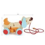 Wooden Bruno- The Dog Pull Along Toy (1 Year+) with Attached String- Encourage Walking, Develop Hand-Eye Coordination, Build Gross Motor Skills - Image 5