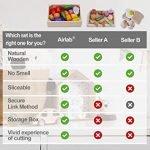 Wooden Play Food for Kids Kitchen toys for toddlers Cutting Pretend Toy Food wooden Fruits Vegetables Gift for Boys Girls Educational Toys - Image 4