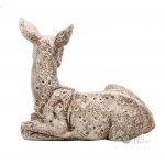 Resin 6" Deer Statue Showpiece Antique Finish Table Accent Collectible Figurines For Home Interior Decor Item Handicraft Wild Animal, Multi Colour - Image 4