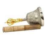 Brass Tibetan Om Bell Fengshui Vastu Meditation Healing Spiritual Gifting Handicraft Product for Home, Office & Buddhist Temple (Big Size) - Image 2