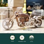 Bike VM-02 | Mechanical 3D Wooden Gear Puzzles for Kids | Building Toys for Kids| STEM Learning DIY Kits for Adults | Bike Model Kit | STEM Projects for Kids | Kids DIY Projects - Image 3