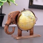 Crafts Elephant Globe Rajasthani Home Decor Handicrafts | Home Decorative Items in Living Room, Bedroom | Showpiece Gifts