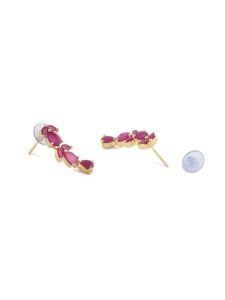 Delicate Ruby Necklace Set For Women - Image 4