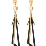 Hollow Triangle Long Geometric Drop Earrings for Girls & Women
