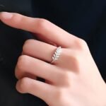 Delicate Hug Silver Ring For Women I AM Enough Love Adjustable Finger Rings For Women Girls Love Gifts Women's Jewellery Rings Combo - Image 2