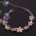 Gold Plated Combo of 2 Bracelet for Women and Girls (Rose Gold) - Image 2