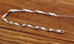 Crystal Silver Plated Bracelet for Women and Girls - Image 4
