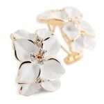 women Jewellery Crystal Stud Earrings Combo Tops for Girls and WomenColor: Black & White Material: Gold Plated It is advisable to store jewellery in a zip lock pouch (air tight pouch), keep away from water perfume and other chemicals and clean it with dry and soft cloth Country of Origin: India - Image 5