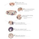 Stylish Rose Gold Austrian Crystal Bracelet For Women And Girls - Image 2