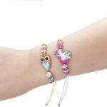 Hand Bracelet for Kids Girls Stylish Unicorn Friendship Band Kids Bracelets for Girls Best Friend Bracelet Set Kids Party Gift Wrist Bracelet Hand Jewellery for Kids (Multicolor) - 12 Pieces - Image 2