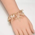 Bracelet For Women And Girls Fashion Charm Chain Bracelets | Gold Silver Plated Hanging Charm Bracelet | Birthday And Anniversary Gift For Women & Girls Valentine Gift for Girls - Image 5