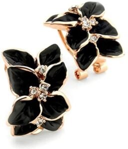 women Jewellery Crystal Stud Earrings Combo Tops for Girls and WomenColor: Black & White Material: Gold Plated It is advisable to store jewellery in a zip lock pouch (air tight pouch), keep away from water perfume and other chemicals and clean it with dry and soft cloth Country of Origin: India - Image 3