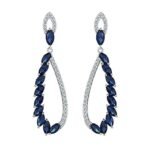 Celebrity Inspired Crystal Studded Dangler Earings Earrings for Girls and Women