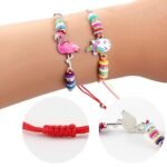 Hand Bracelet for Kids Girls Stylish Unicorn Friendship Band Kids Bracelets for Girls Best Friend Bracelet Set Kids Party Gift Wrist Bracelet Hand Jewellery for Kids (Multicolor) - 12 Pieces - Image 3