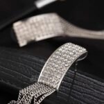 Stylish Italian Designer Gold and Silver Plated Tassel Earrings for Women - Image 3