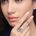 Brass Silver Oxidised Adjustable Two Finger Ring with Red Stone for Women and Girls - Image 3