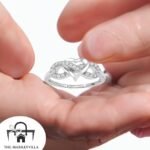 Sterling Silver Rings for Women, Infinity Ring for Women - Ring for Girlfriend, Adjustable Rings for Women Stylish, Heart Shape Rings for Girls Free Size - Image 3