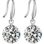 Enchanting Light Weight Cubic Zircon Crystal Drop Earrings for Women and Girls, for Daily Use, Office Use
