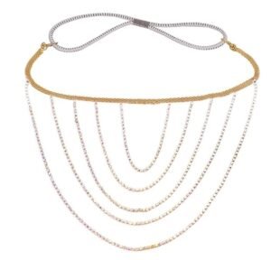 Gold Plated Rhinestone Leg Thigh Chain Boho Layered Tassel Leg Chains Nightclub Beach Body Chain Jewellery For Women Girls - Image 5