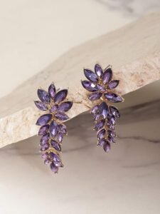 Earings Drop and Dangler Ear rings Crystal Earrings for Girls and Women - Image 5