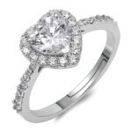 Sterling Silver Cubic Zirconia Finger Ring For Women And Girls|with Authenticity Certificate, 925 Stamp