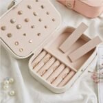 Jewellery Organisers Box PU Leather Storage Case for Rings, Earrings, Necklace Jewelry Organizer for Women Travel - Image 6