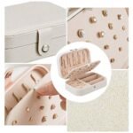 Jewellery Organisers Box PU Leather Storage Case for Rings, Earrings, Necklace Jewelry Organizer for Women Travel - Image 7
