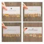 24 pairs Combo Celebrity Inspired Trendy Latest Stylish Gold Plated Geometric Twist Pearl Hoop Dangle Earrings for Women and Girls - Image 4