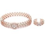 American Diamond Studded Artistically Designed Celebrity Inspired American Diamond Bracelet Jewellery For Girl and Women - Image 3