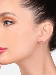 Set of 25 Gold Tone Contemporary Studs & Drop Earrings For Women - Image 2