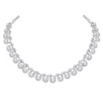 Silver Plated Alloy Necklace Set with Earrings For Women - Image 5