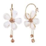 Earings Gold Plated Floral Earrings for Girls and Women - Image 3