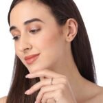 Rose Gold Cubic Zirconia Contemporary Brass Sleek Adjustable Ring For Women - Image 2