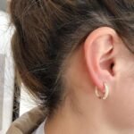 18k Rose Gold Plated Latest Fancy Stylish Copper Zircon Bali Earrings for Women and Girls - Image 3