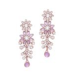 Diamond Necklace Jewellery Set for Women with Earrings and Maang Tikka for Wedding, Party, Engagements & Festivals - Image 3
