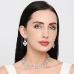 Silver Plated Alloy Necklace Set with Earrings For Women - Image 4