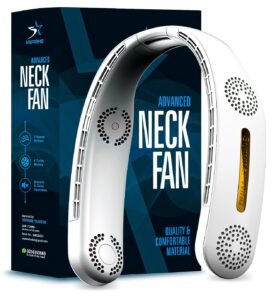 Neck fan for Women Hands Free Bladeless Personal Mini Fan,3 Speeds 62 Air Outlet, Free Adjustment Personal Cooling Fan - Image 7