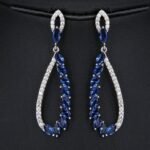 Celebrity Inspired Crystal Studded Dangler Earings Earrings for Girls and Women - Image 5