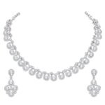 Silver Plated Alloy Necklace Set with Earrings For Women - Image 7