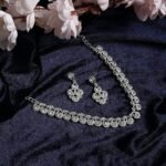 Silver Plated Alloy Necklace Set with Earrings For Women - Image 6