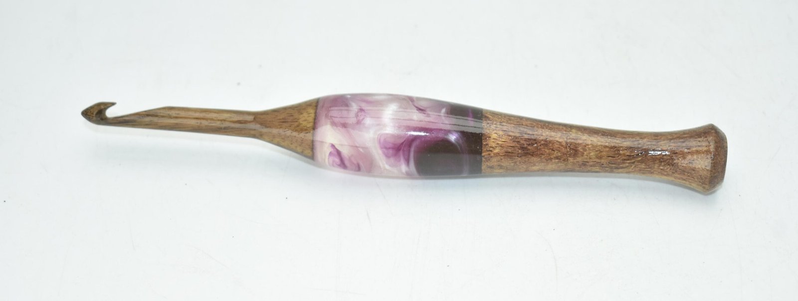 08cf5d0e-e94d-4da6-b754-cb6706d2125c Handmade Crochet Hook | Rosewood & Resin Mix Crochet Hooks | Ergonomic Crochet Hook, Knitting Needle, Wool Crochet Accessories-Gift For Her - Image 1