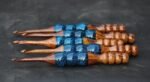 Handcrafted Resin epoxy & Wood Mix Crochet Hooks Ergonomic Soft Handle Needles Knit Weave Craft Yarn Different Size, Crochet Hooks(5mm) - Image 2